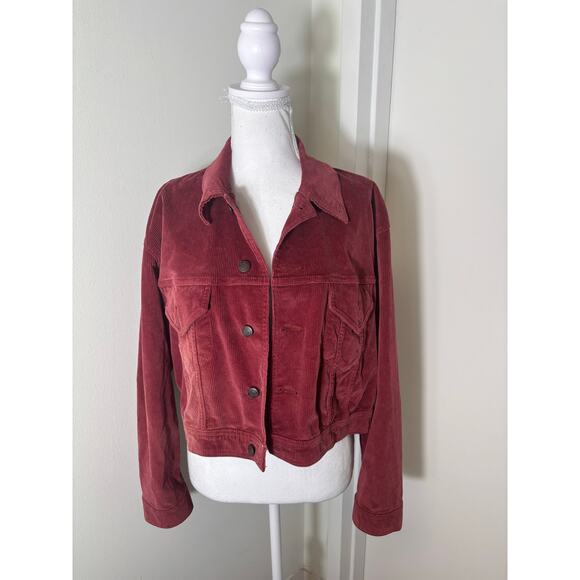Sunday Best Rust Marla Cord Jacket Sz M - Picture 1 of 4